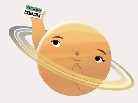 Image of the planet Saturn