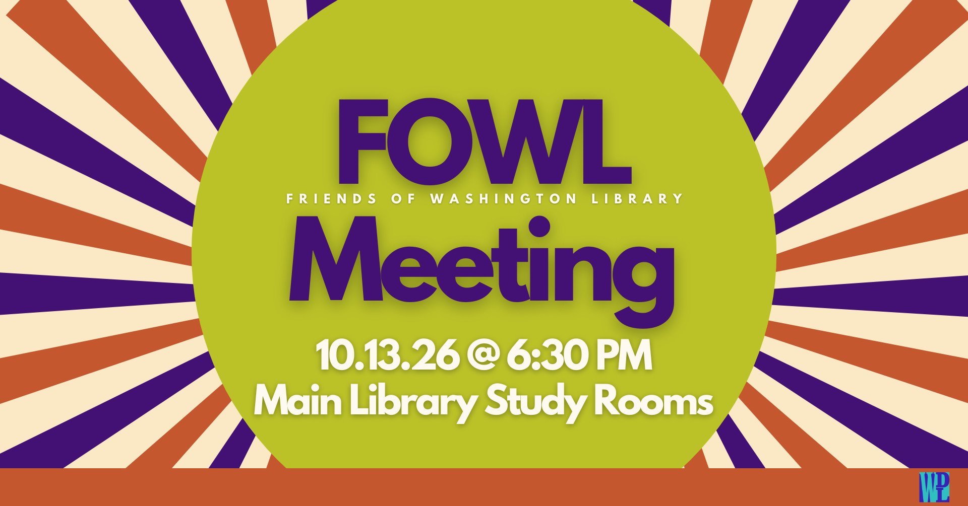 Washington District Library| image: FoWL Meeting